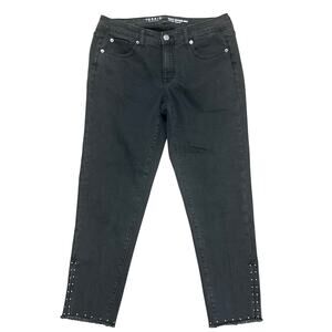 Torrid Black Boyfriend Ankle Jeans Size 10